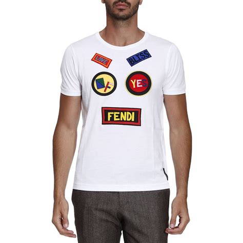 fendi t shirt weiß|fendi t shirt discount.